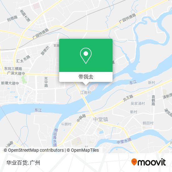 华业百货地图
