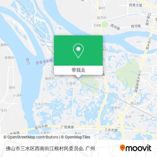 佛山市三水区西南街江根村民委员会地图