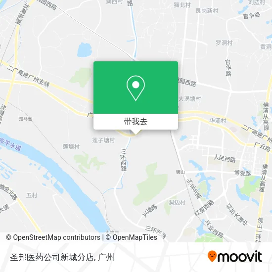 圣邦医药公司新城分店地图