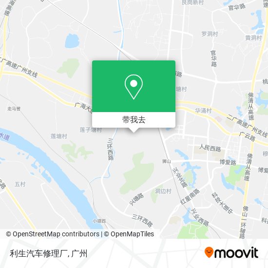 利生汽车修理厂地图