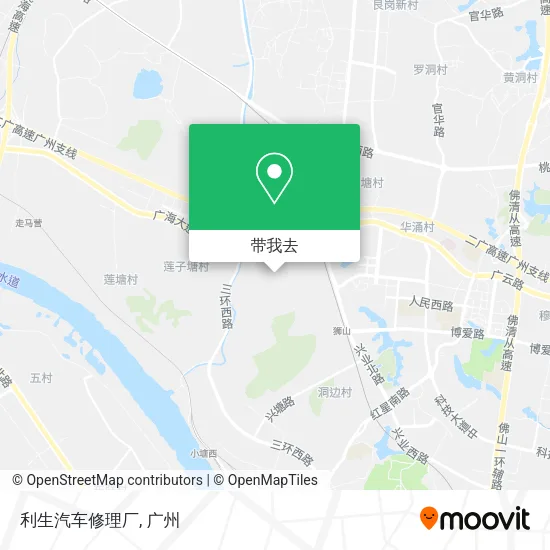 利生汽车修理厂地图