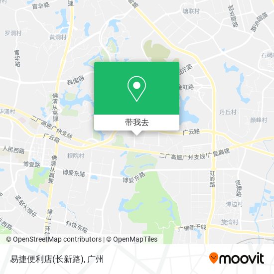 易捷便利店(长新路)地图