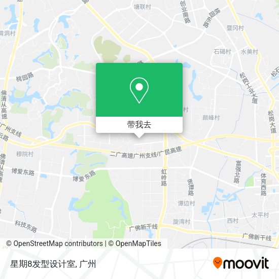 星期8发型设计室地图