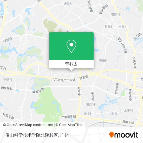 佛山科学技术学院北院校区地图