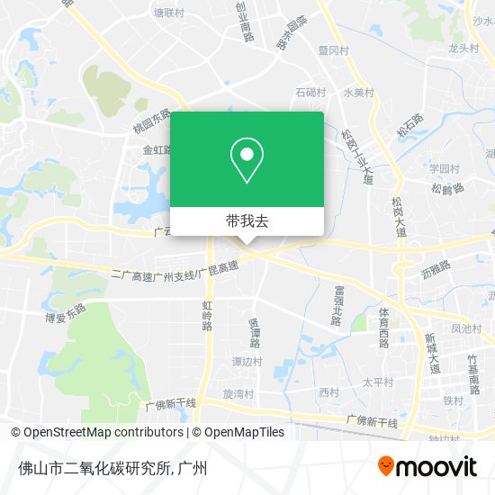 佛山市二氧化碳研究所地图