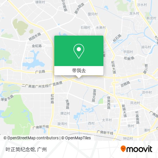 叶正简纪念馆地图