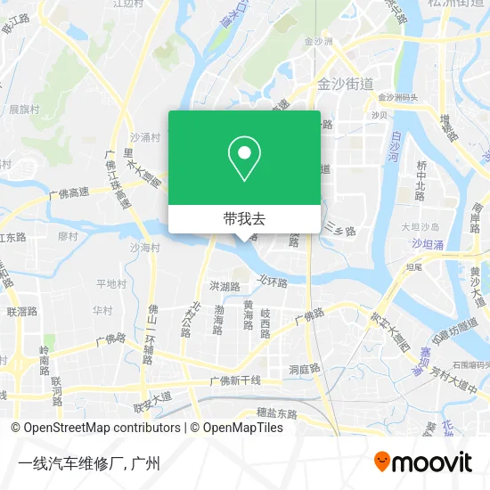 一线汽车维修厂地图