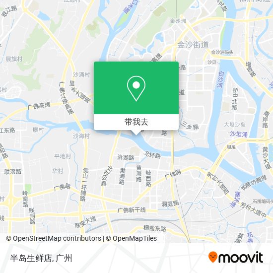 半岛生鲜店地图