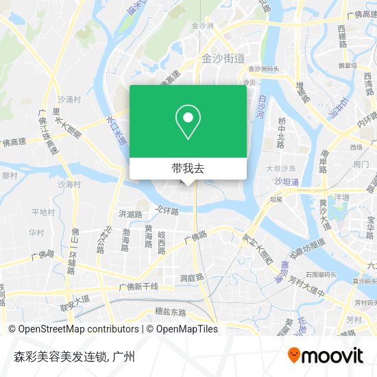 森彩美容美发连锁地图