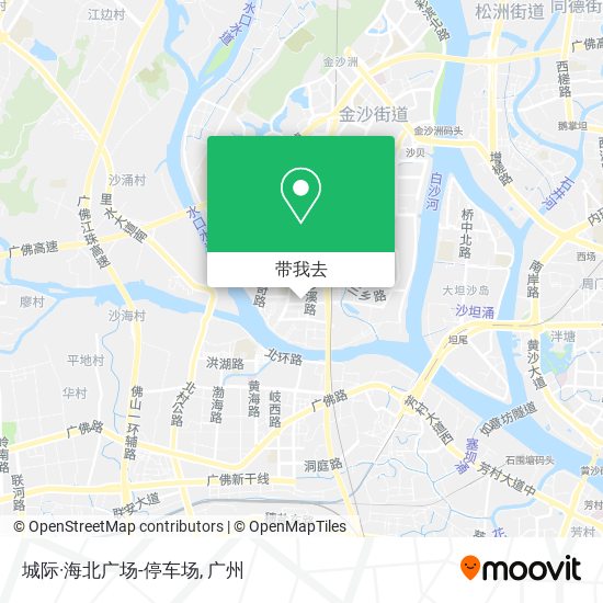 城际·海北广场-停车场地图