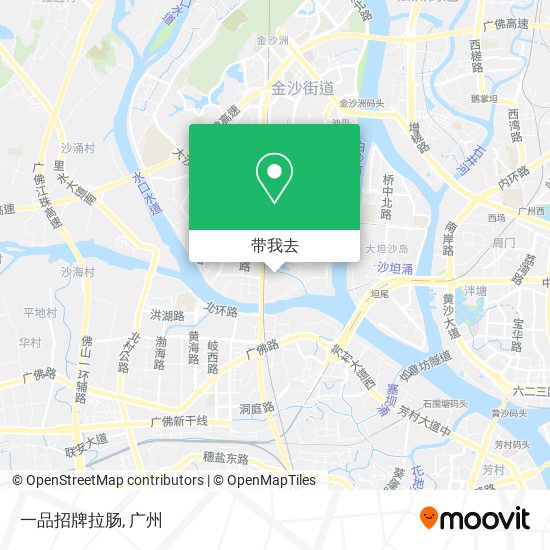 一品招牌拉肠地图