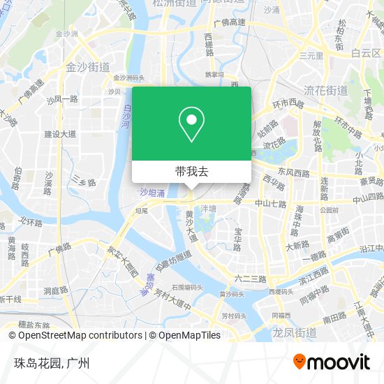 珠岛花园地图