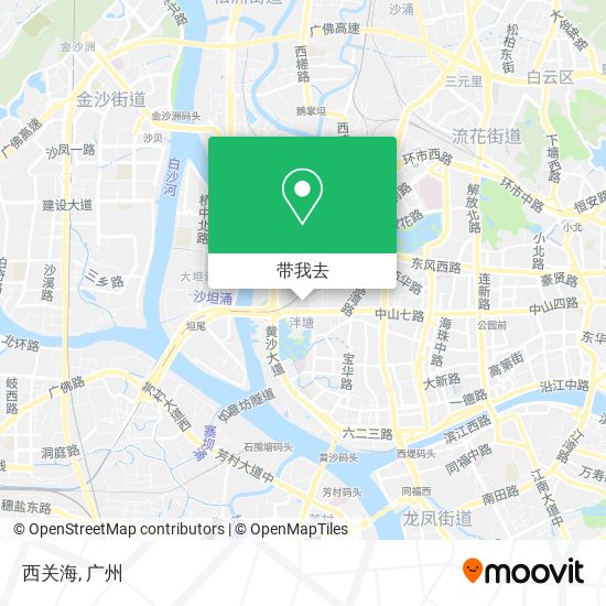 西关海地图