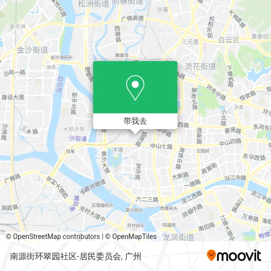 南源街环翠园社区-居民委员会地图