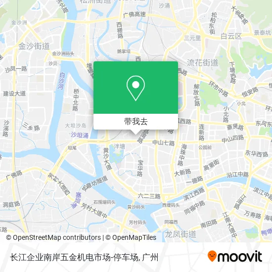 长江企业南岸五金机电市场-停车场地图