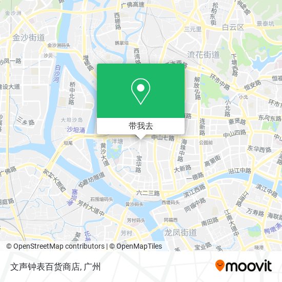 文声钟表百货商店地图