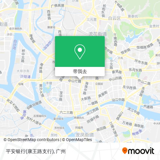 平安银行(康王路支行)地图