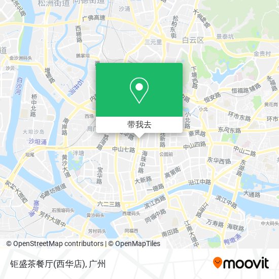 钜盛茶餐厅(西华店)地图