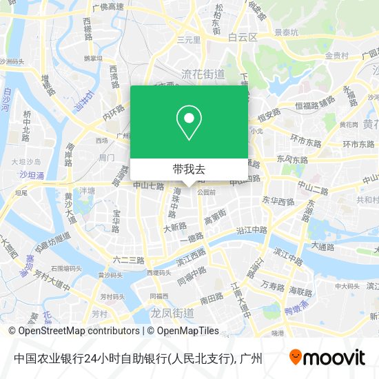 中国农业银行24小时自助银行(人民北支行)地图