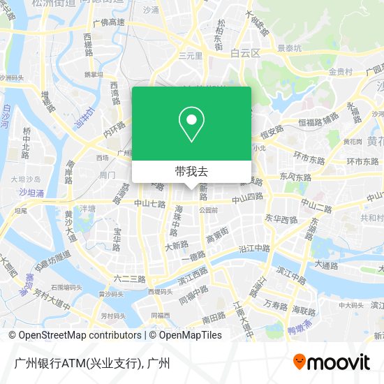 广州银行ATM(兴业支行)地图