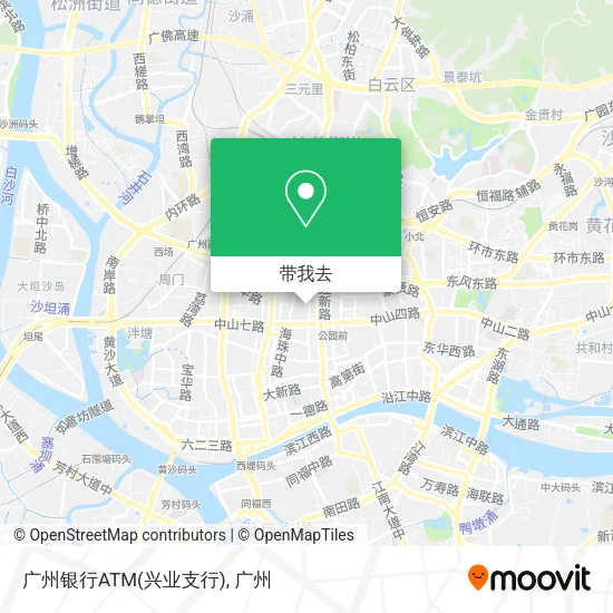 广州银行ATM(兴业支行)地图