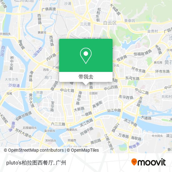 pluto's柏拉图西餐厅地图