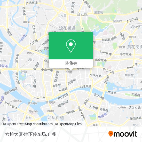 六榕大厦-地下停车场地图