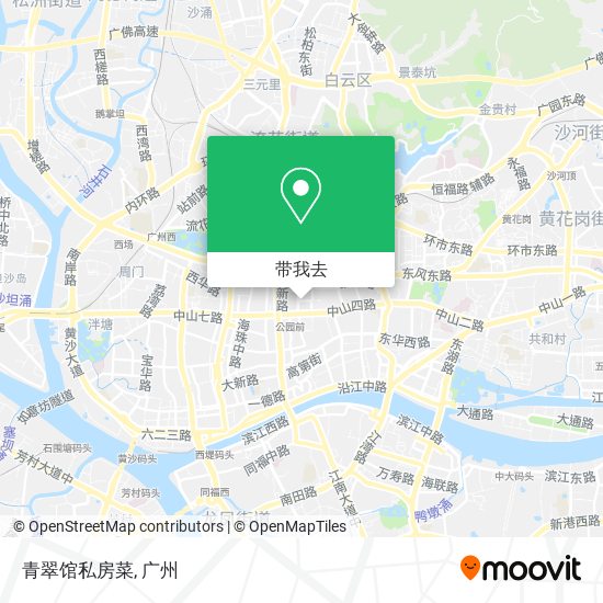 青翠馆私房菜地图
