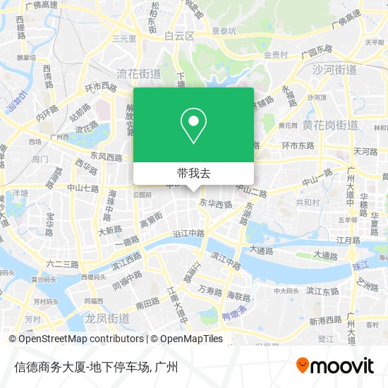 信德商务大厦-地下停车场地图