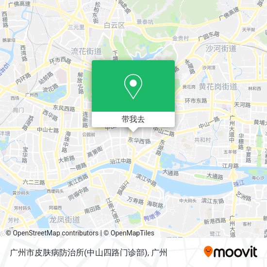广州市皮肤病防治所(中山四路门诊部)地图