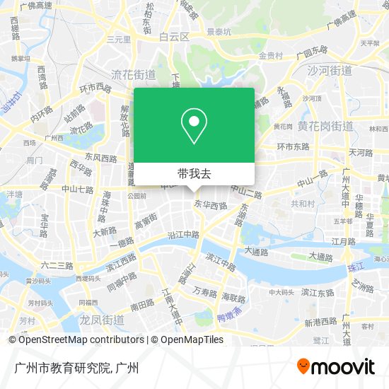 广州市教育研究院地图