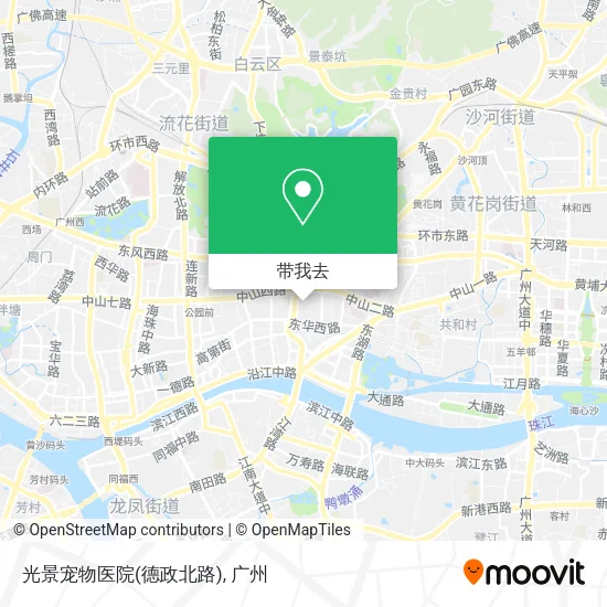 光景宠物医院(德政北路)地图