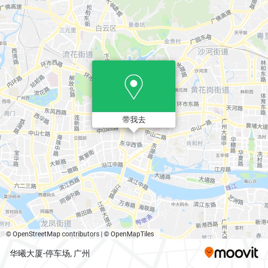 华曦大厦-停车场地图
