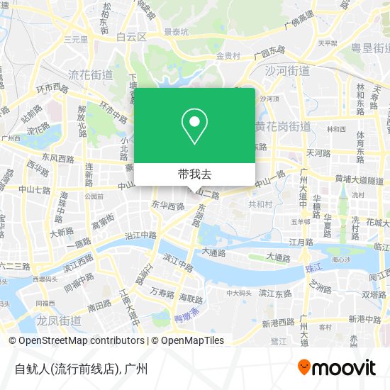 自鱿人(流行前线店)地图