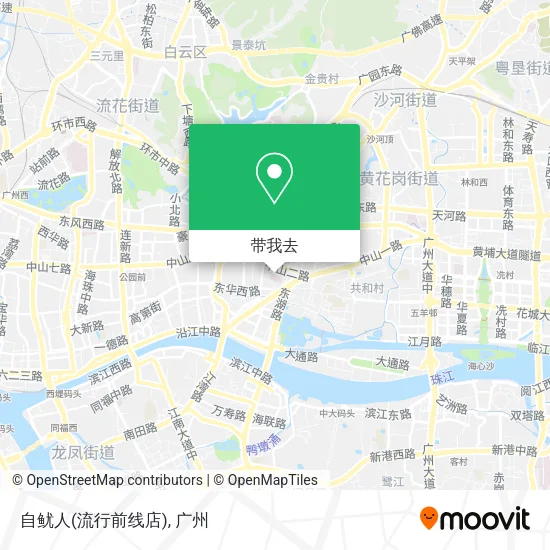 自鱿人(流行前线店)地图