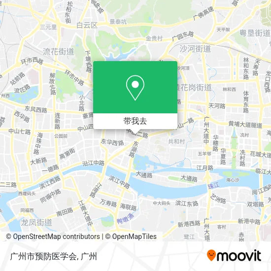 广州市预防医学会地图