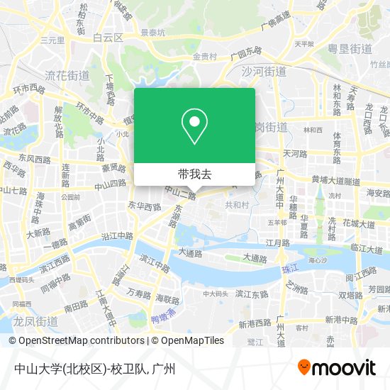 中山大学(北校区)-校卫队地图