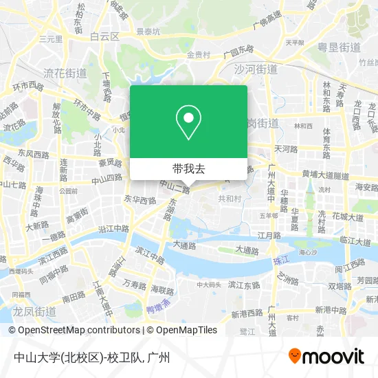中山大学(北校区)-校卫队地图