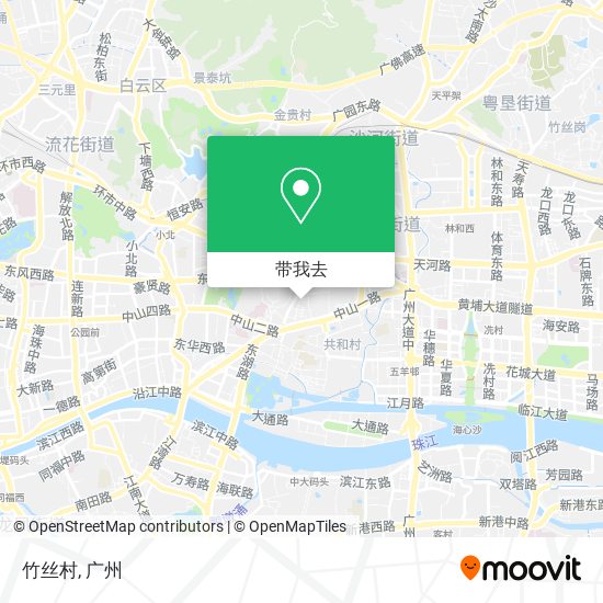 竹丝村地图