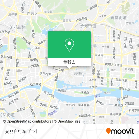 光丽自行车地图