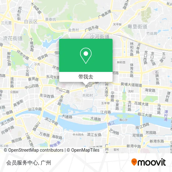 会员服务中心地图