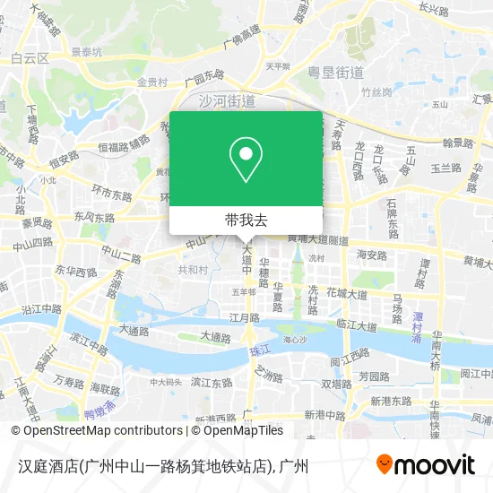 汉庭酒店(广州中山一路杨箕地铁站店)地图
