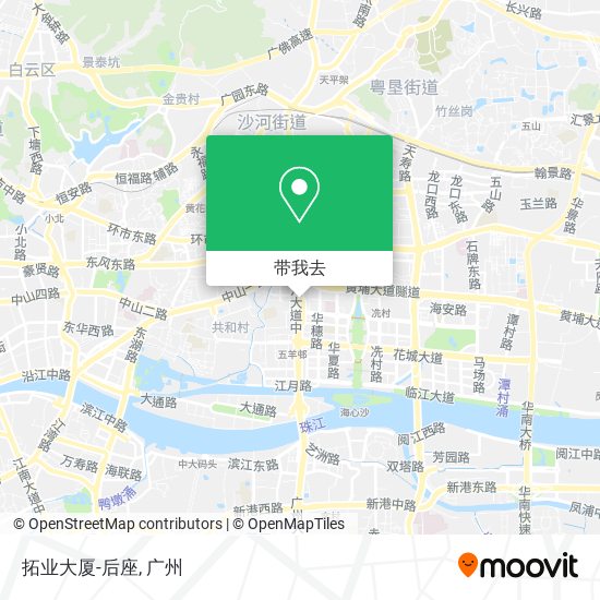 拓业大厦-后座地图