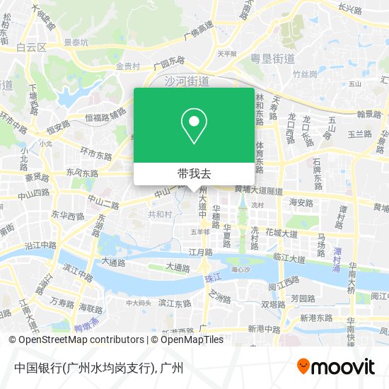 中国银行(广州水均岗支行)地图