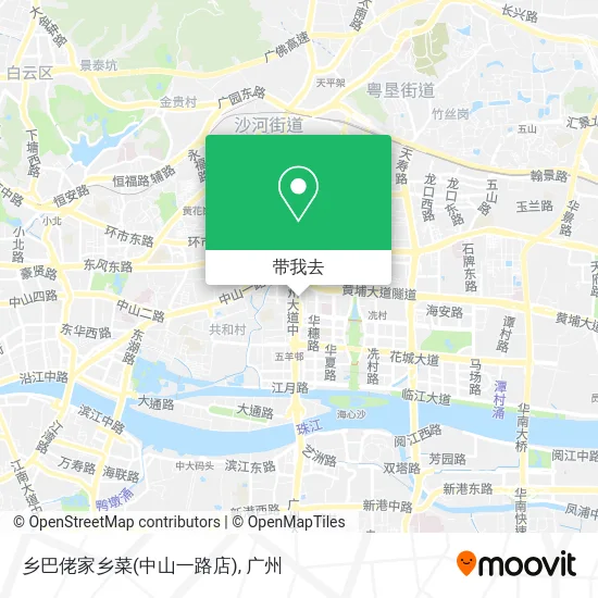 乡巴佬家乡菜(中山一路店)地图