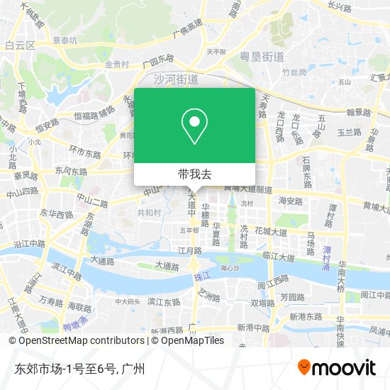 东郊市场-1号至6号地图