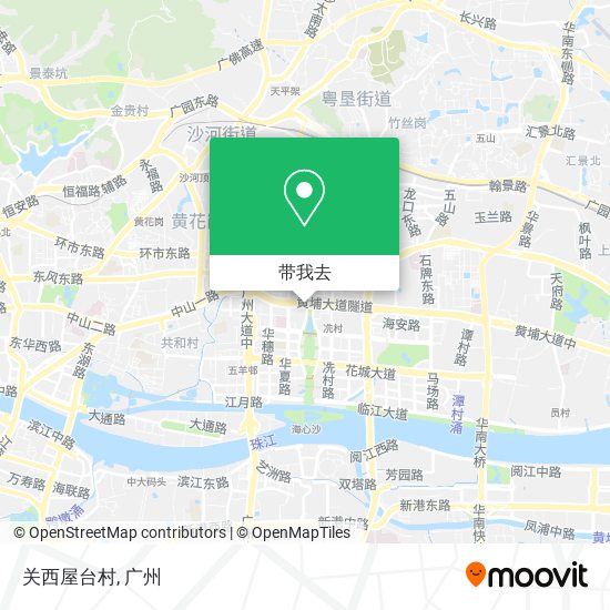关西屋台村地图