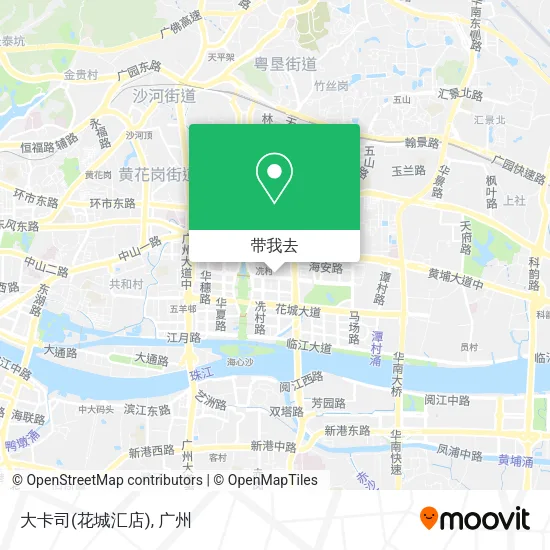 大卡司(花城汇店)地图