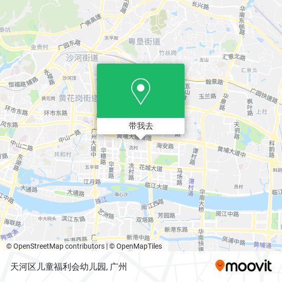 天河区儿童福利会幼儿园地图