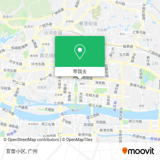 育蕾小区地图
